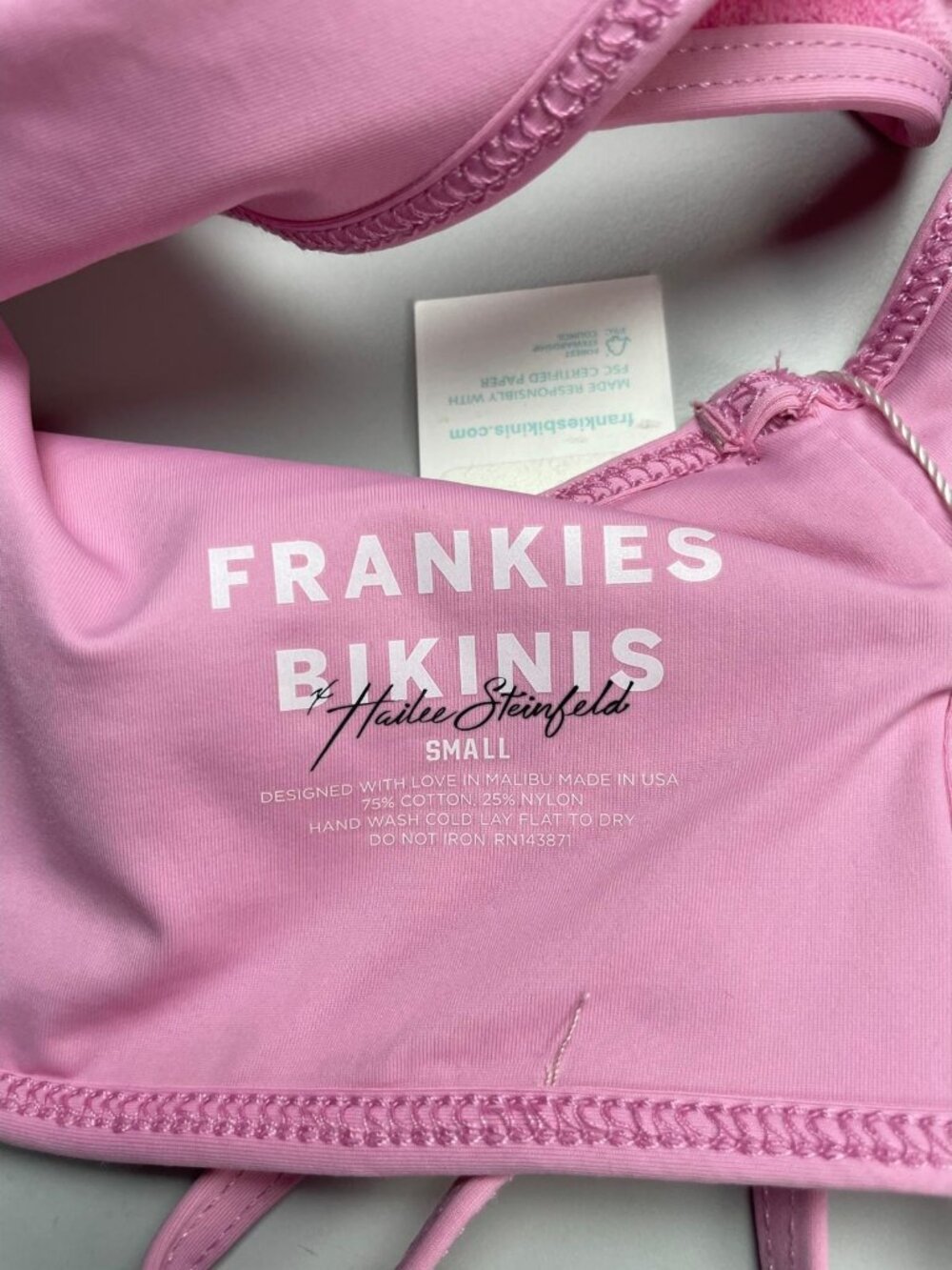 Frankies Bikinis Cover Terry Top - Picture 6 of 6